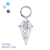 Подвеска из титана Rhomb